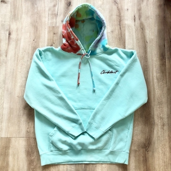 Clickbait, David Dobrik, Fanjoy, Hoodie, Tie Dye, Pullover, Size Med, Unisex - Picture 4 of 11